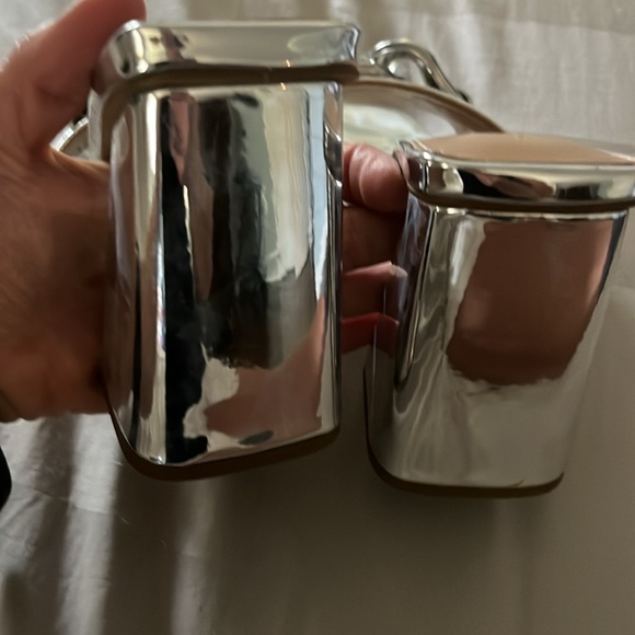 Express silver high heel mules size 9 NWT - Picture 4 of 5